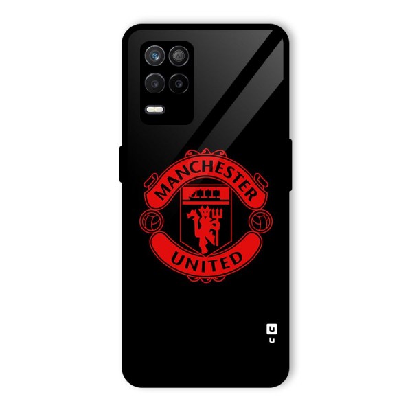 Bold Mancheter United Glass Back Case for Realme 9 5G