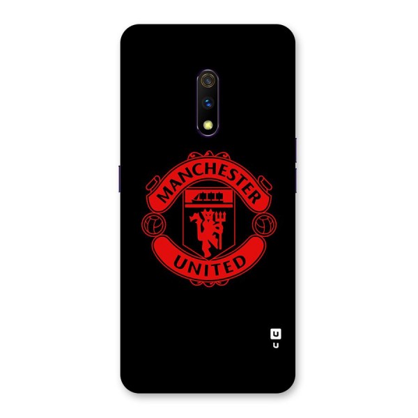 Bold Mancheter United Back Case for Realme X