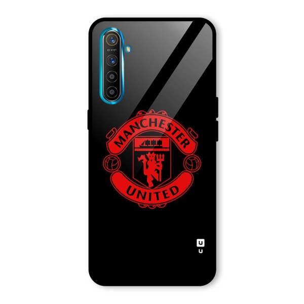 Bold Mancheter United Glass Back Case for Realme XT