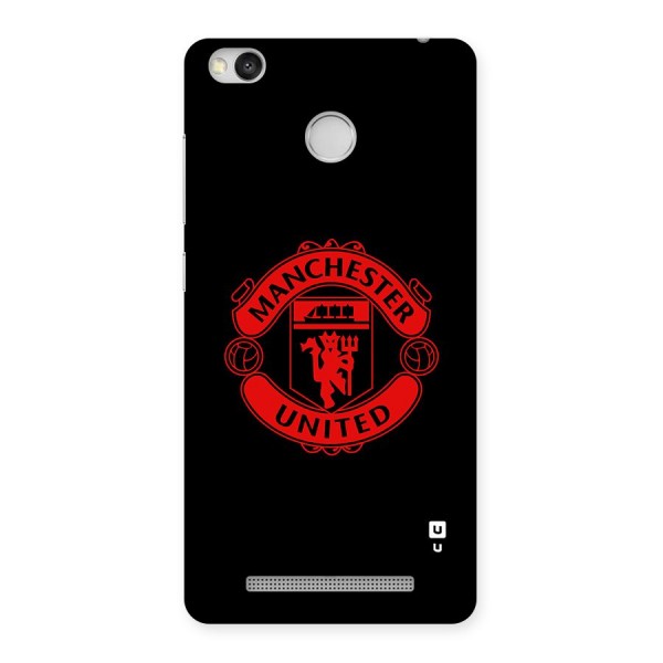 Bold Mancheter United Back Case for Redmi 3S Prime