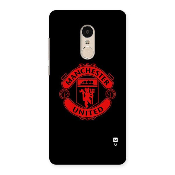 Bold Mancheter United Back Case for Redmi Note 4