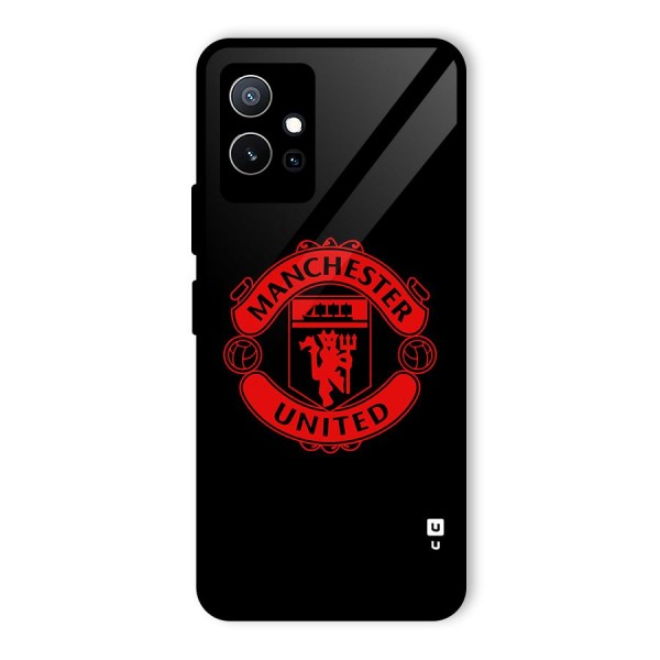 Bold Mancheter United Glass Back Case for Vivo T1 5G