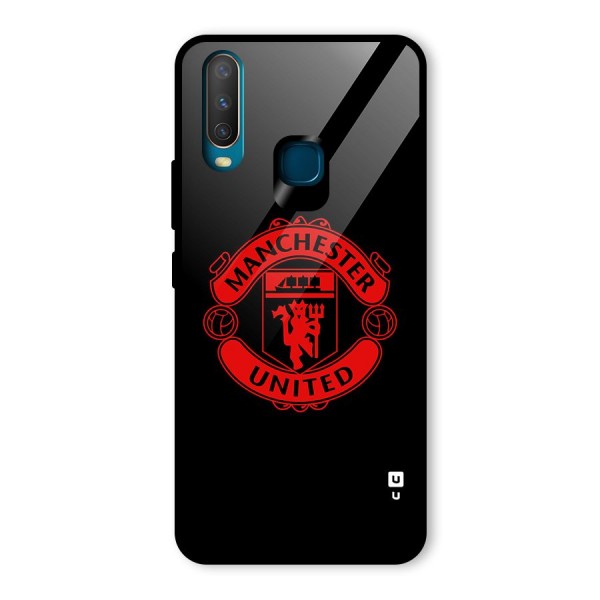 Bold Mancheter United Glass Back Case for Vivo Y12