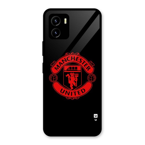 Bold Mancheter United Glass Back Case for Vivo Y15s