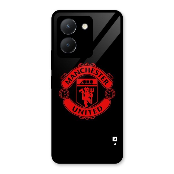 Bold Mancheter United Glass Back Case for Vivo Y36