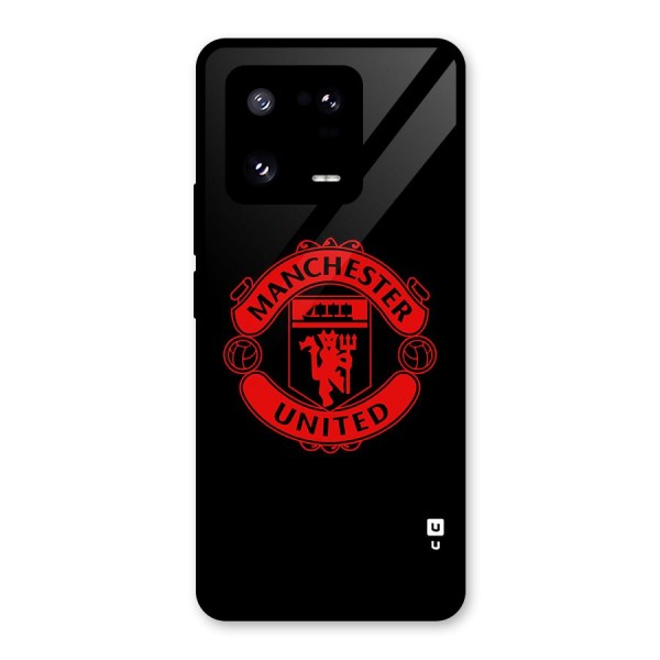 Bold Mancheter United Glass Back Case for Xiaomi 13 Pro