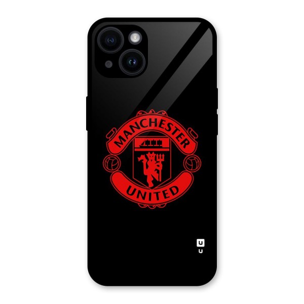 Bold Mancheter United Glass Back Case for iPhone 14