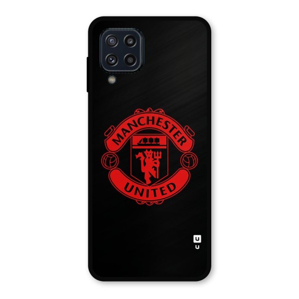 Bold Mancheter United Metal Back Case for Galaxy M32