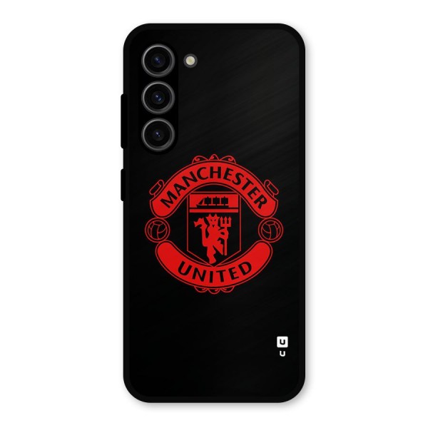 Bold Mancheter United Metal Back Case for Galaxy S23