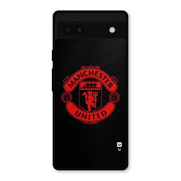 Bold Mancheter United Metal Back Case for Google Pixel 6a