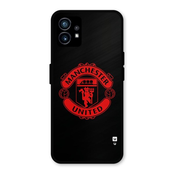 Bold Mancheter United Metal Back Case for Nothing Phone 1