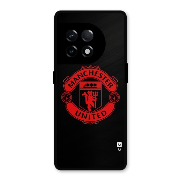 Bold Mancheter United Metal Back Case for OnePlus 11R