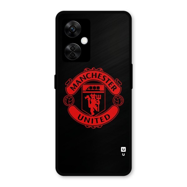 Bold Mancheter United Metal Back Case for OnePlus Nord CE 3 Lite