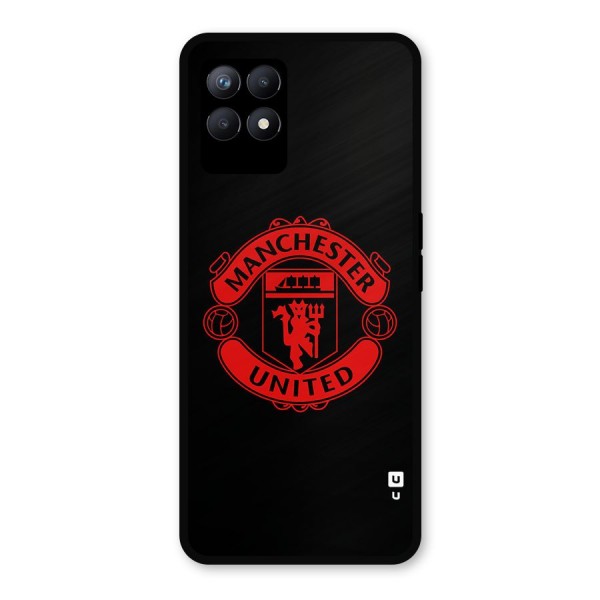 Bold Mancheter United Metal Back Case for Realme 8i