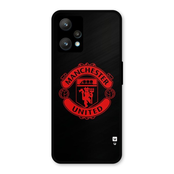 Bold Mancheter United Metal Back Case for Realme 9