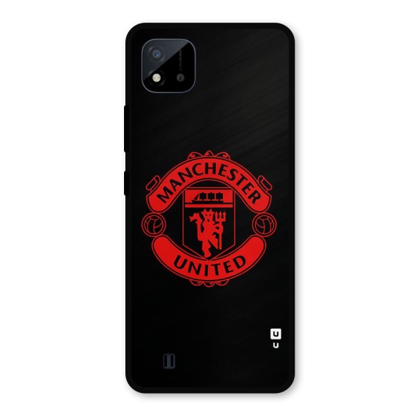 Bold Mancheter United Metal Back Case for Realme C11 2021