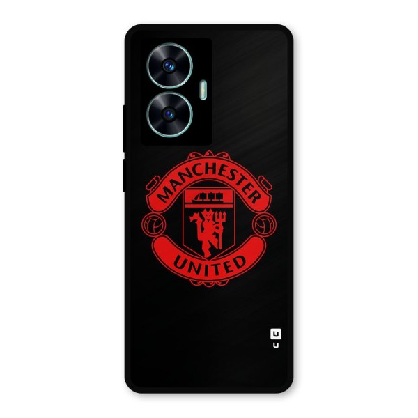 Bold Mancheter United Metal Back Case for Realme C55