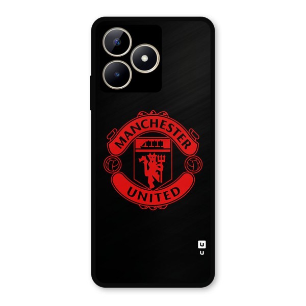 Bold Mancheter United Metal Back Case for Realme Narzo N53