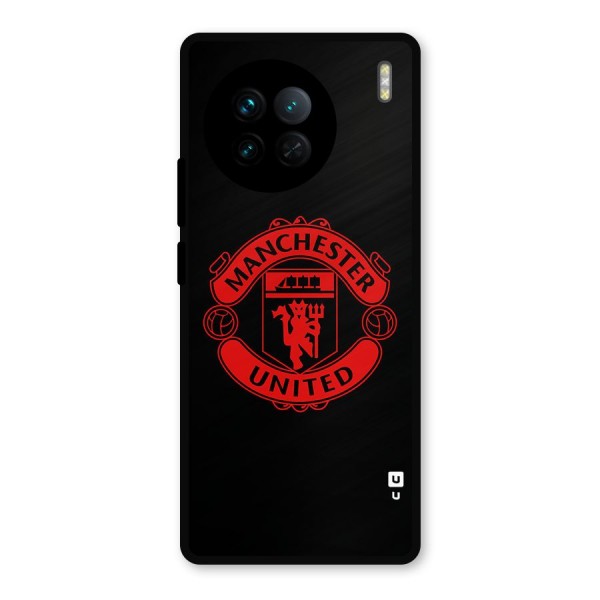 Bold Mancheter United Metal Back Case for Vivo X90