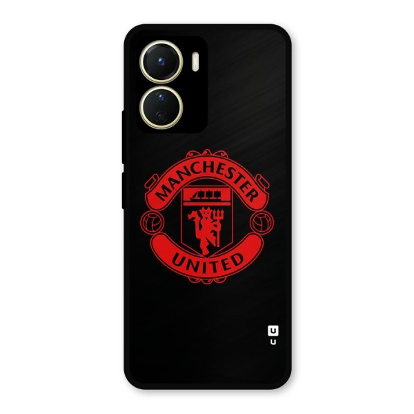 Bold Mancheter United Metal Back Case for Vivo Y16