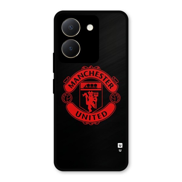 Bold Mancheter United Metal Back Case for Vivo Y36