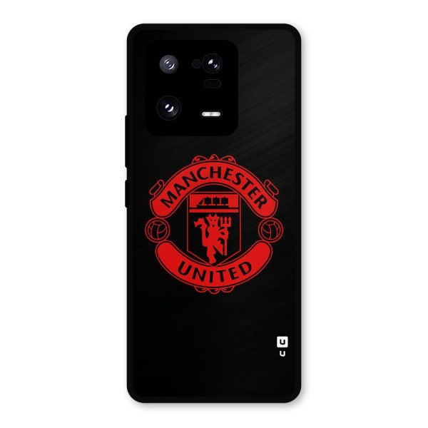 Bold Mancheter United Metal Back Case for Xiaomi 13 Pro