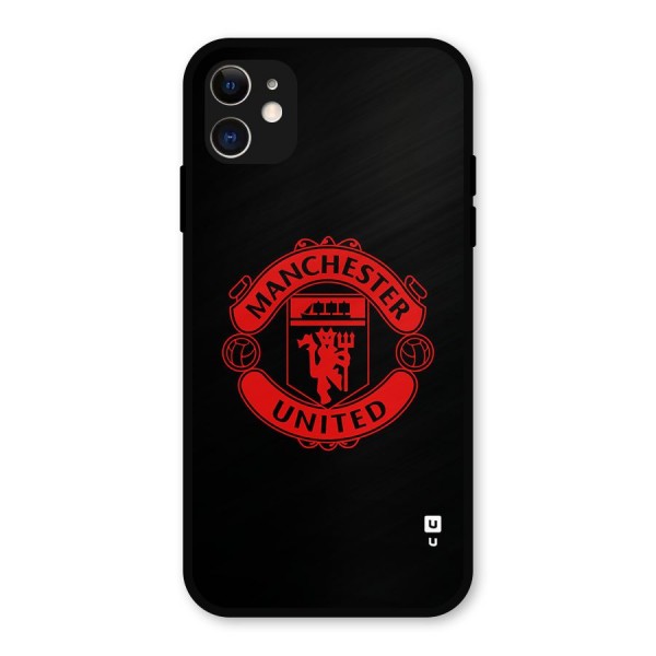 Bold Mancheter United Metal Back Case for iPhone 11