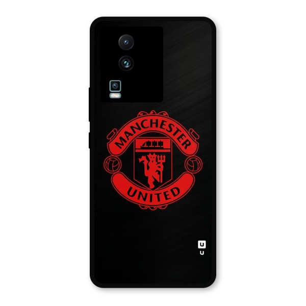 Bold Mancheter United Metal Back Case for iQOO Neo 7