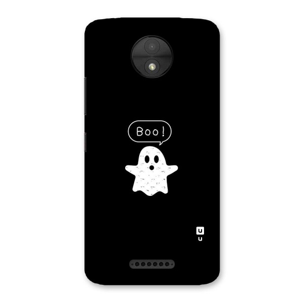 Boo Cute Ghost Back Case for Moto C