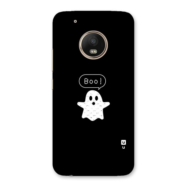 Boo Cute Ghost Back Case for Moto G5 Plus