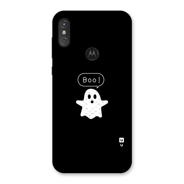 Boo Cute Ghost Back Case for Motorola One Power