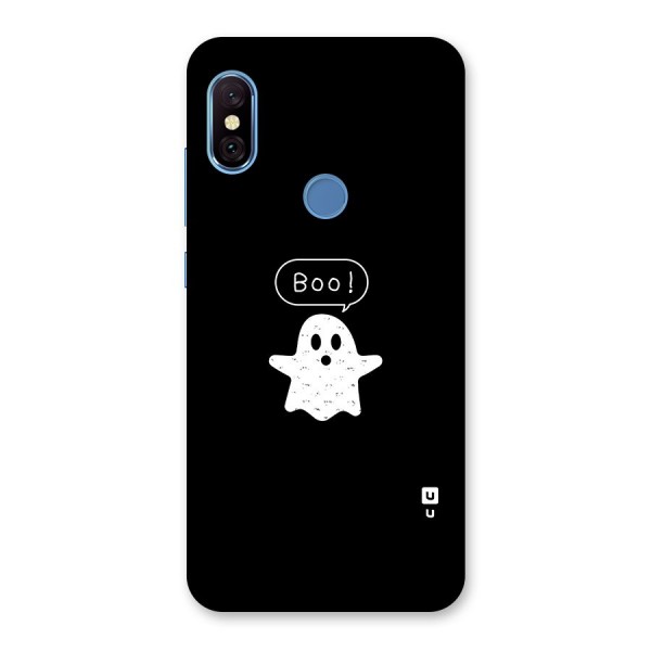 Boo Cute Ghost Back Case for Redmi Note 6 Pro