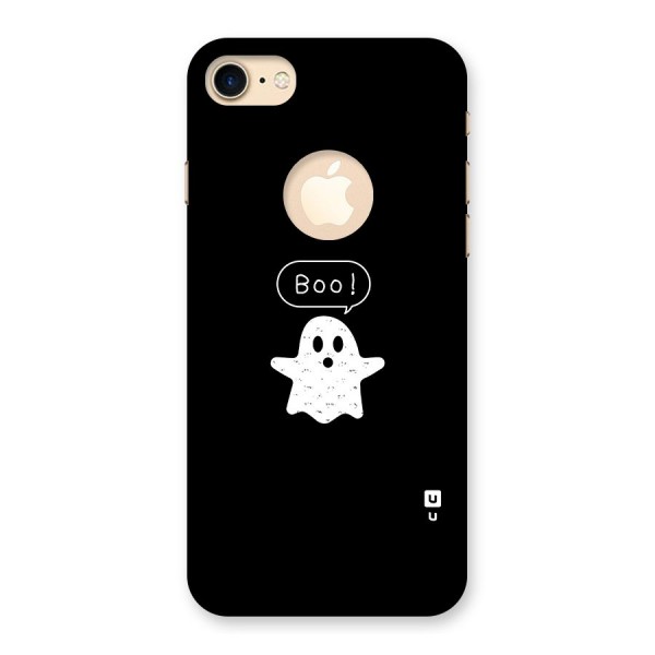 Boo Cute Ghost Back Case for iPhone 8 Logo Cut