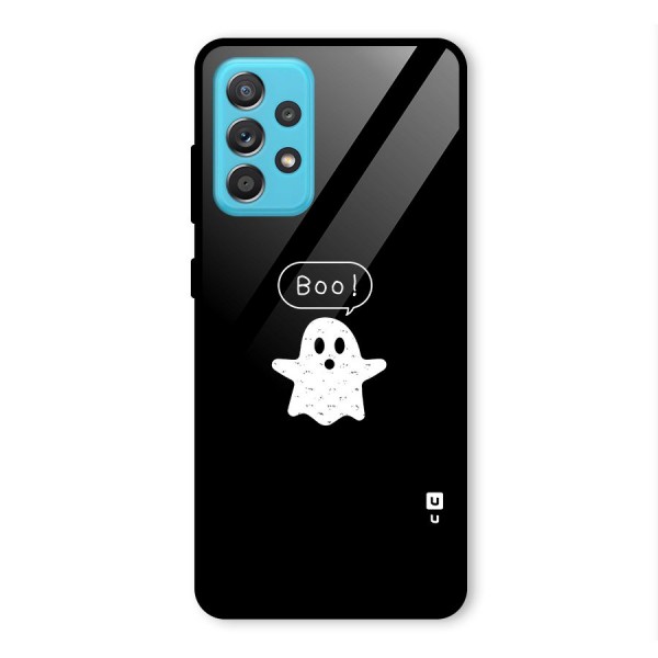 Boo Cute Ghost Glass Back Case for Galaxy A52