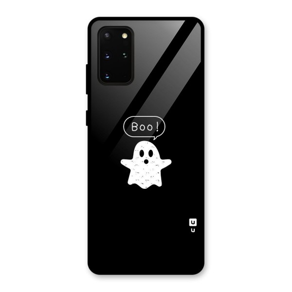 Boo Cute Ghost Glass Back Case for Galaxy S20 Plus