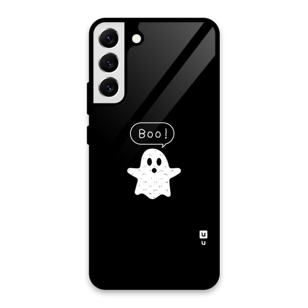 Boo Cute Ghost Glass Back Case for Galaxy S22 Plus 5G