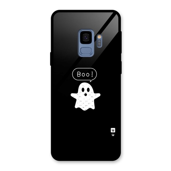 Boo Cute Ghost Glass Back Case for Galaxy S9