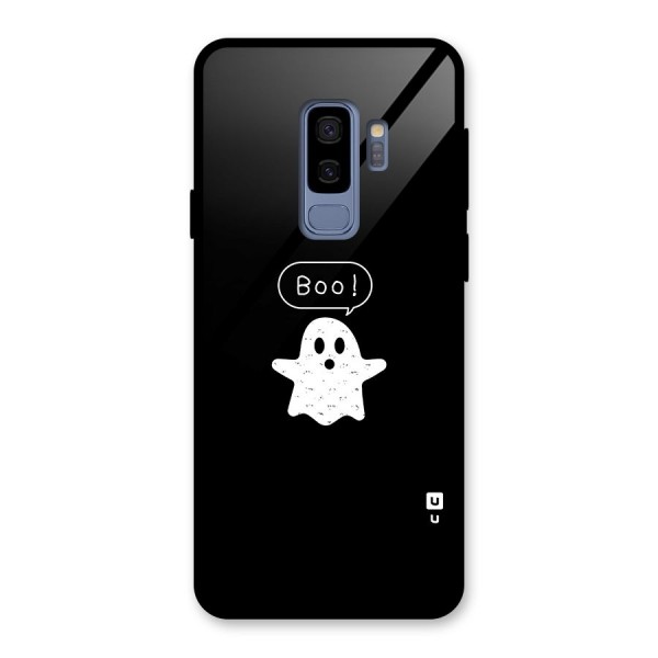 Boo Cute Ghost Glass Back Case for Galaxy S9 Plus