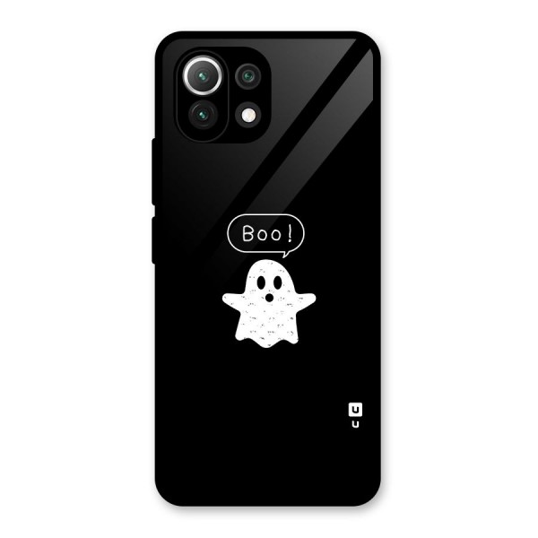 Boo Cute Ghost Glass Back Case for Mi 11 Lite