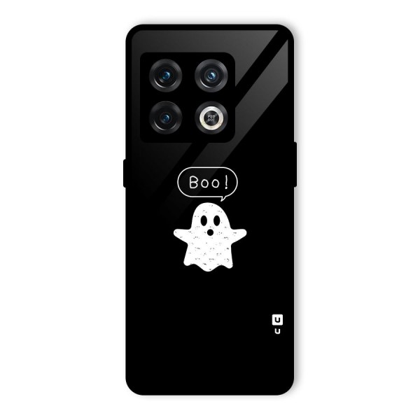 Boo Cute Ghost Glass Back Case for OnePlus 10 Pro 5G