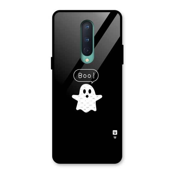 Boo Cute Ghost Glass Back Case for OnePlus 8