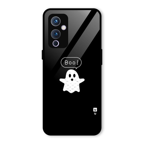 Boo Cute Ghost Glass Back Case for OnePlus 9