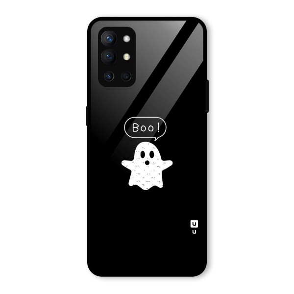 Boo Cute Ghost Glass Back Case for OnePlus 9R