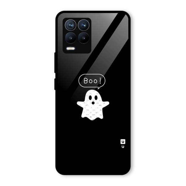 Boo Cute Ghost Glass Back Case for Realme 8