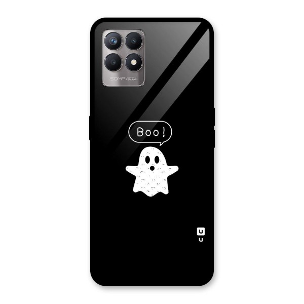 Boo Cute Ghost Glass Back Case for Realme 8i