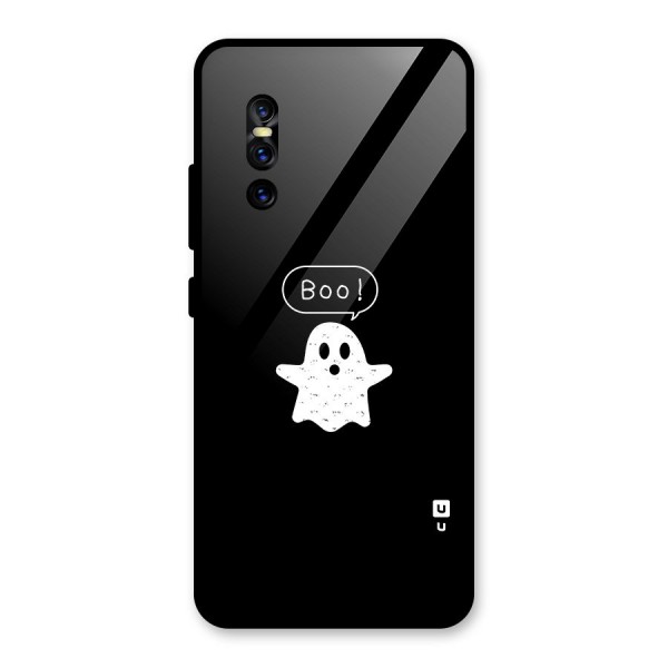 Boo Cute Ghost Glass Back Case for Vivo V15 Pro