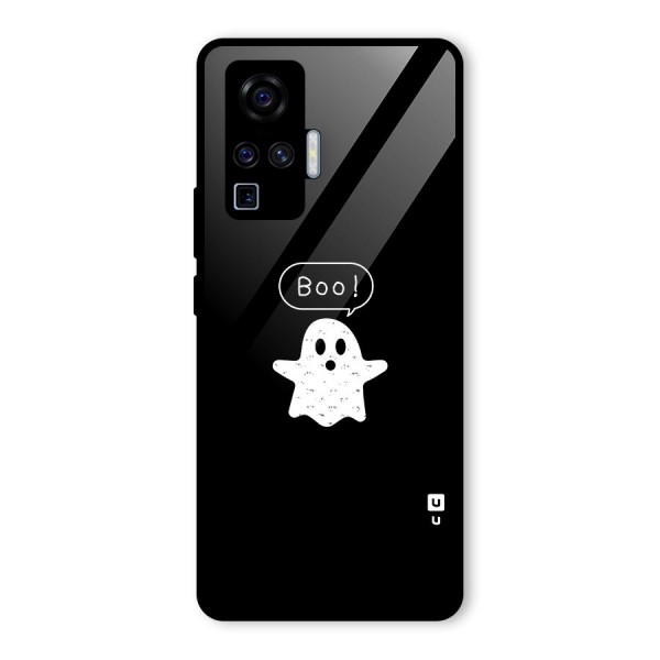 Boo Cute Ghost Glass Back Case for Vivo X50 Pro