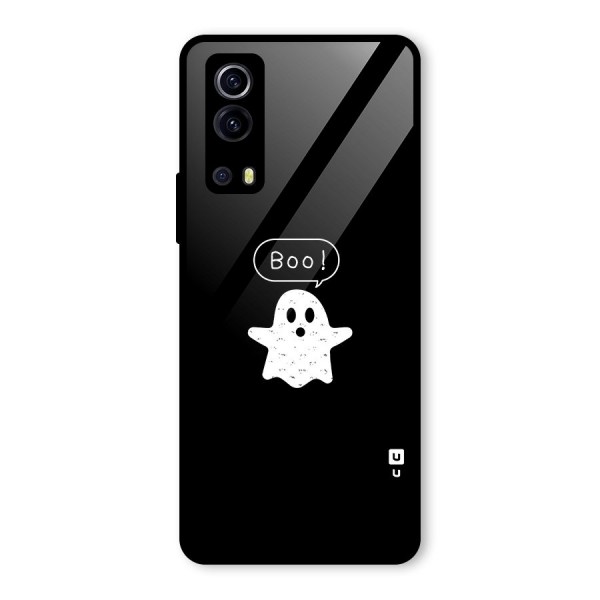 Boo Cute Ghost Glass Back Case for Vivo iQOO Z3