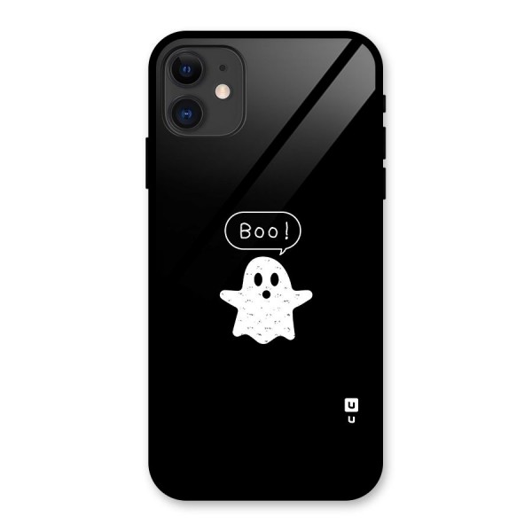 Boo Cute Ghost Glass Back Case for iPhone 11