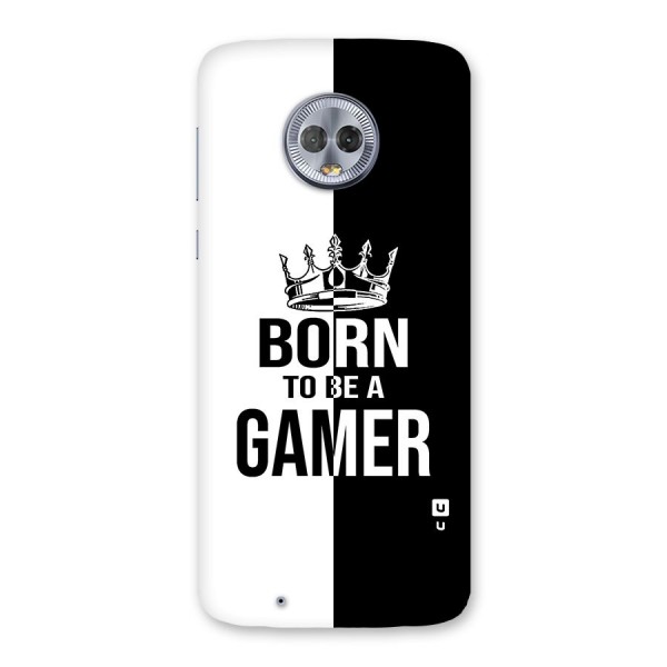 Born To Be Gamer Back Case for Moto G6